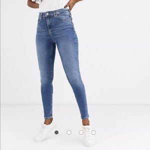 Topshop Jamie Recycled Cotton Blend Jeans